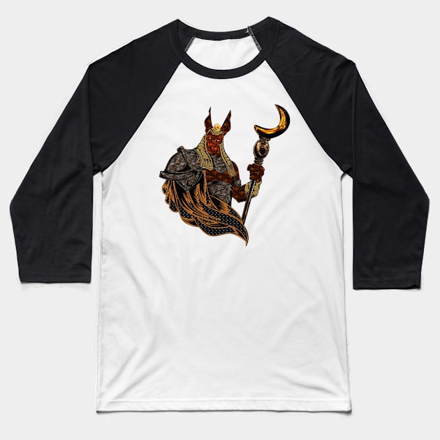 Anubis, steampunk design Baseball T-Shirt by Nicky2342